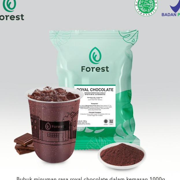 

Ready Stok Bubuk Minuman ROYAL CHOCOLATE Powder 1 g FOREST Bubble Drink