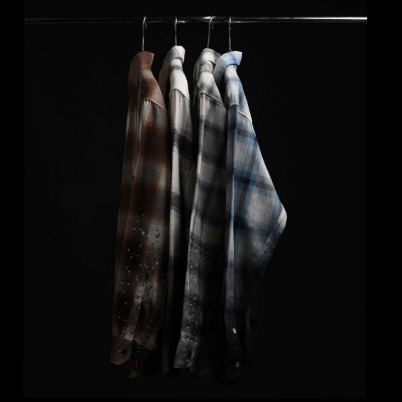 FLANNEL RUCAS SEASON 11 BLUE BROWN SIZE S