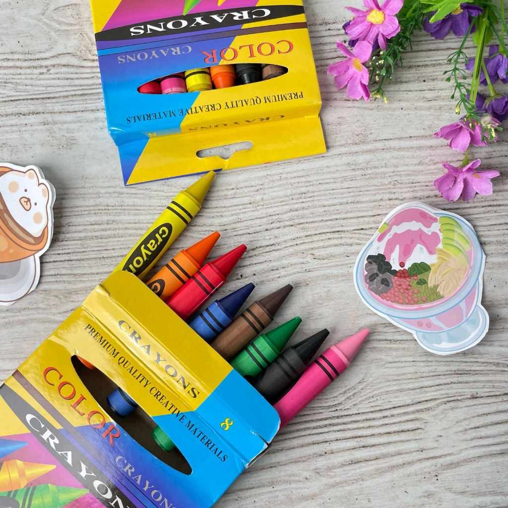 

KRAYON ISI 8 PCS WARNA-WARNI ALAT MENGGAMBAR CRAYON TERMURAH BISA COD