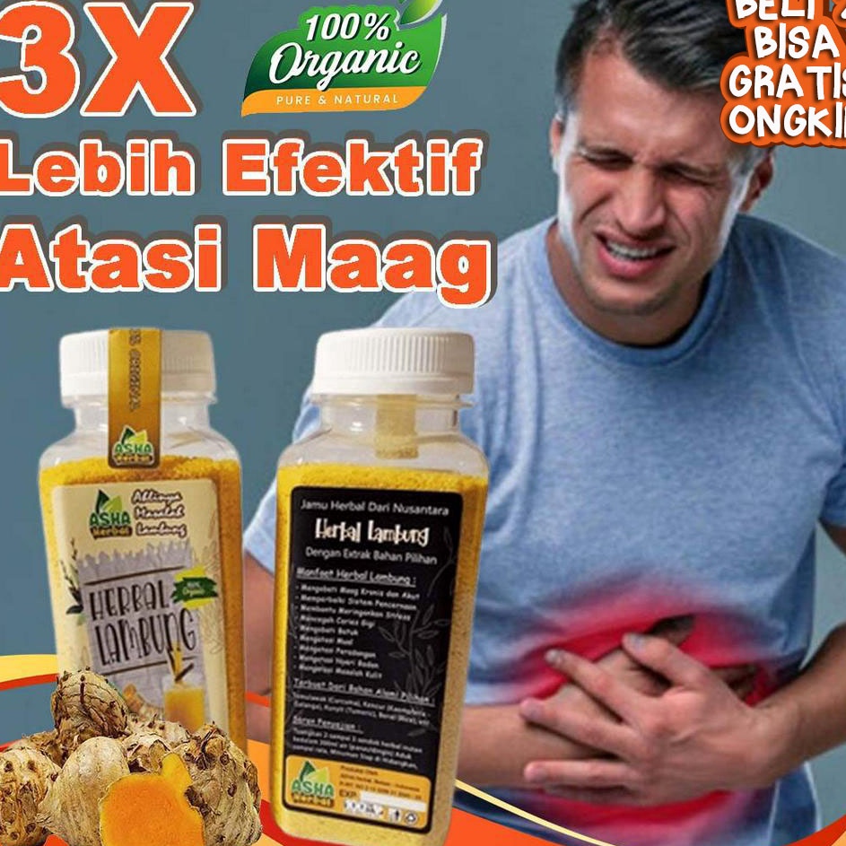 

XC26619 Jamu Biang Kunyit Temulawak Kencur Kunyit Bubuk Instan Obat Herbal Maag Asam Lambung GERD Asli 1 Original