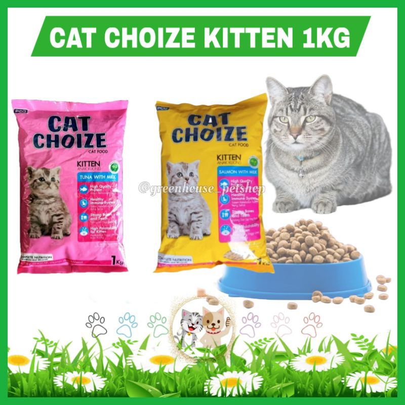 GHP - Cat Choize Kitten 1kg Cat Choize Tuna Cat Choize Salmon Cat Choize 1kg  Makanan Kucing Pelet K