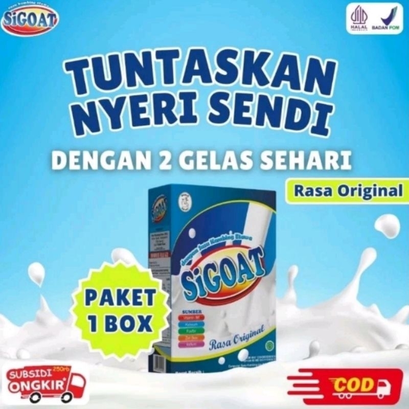 

SUSU KAMBING ETAWA SIGOAT Rasa Original 100% & Aneka Rasa lainya