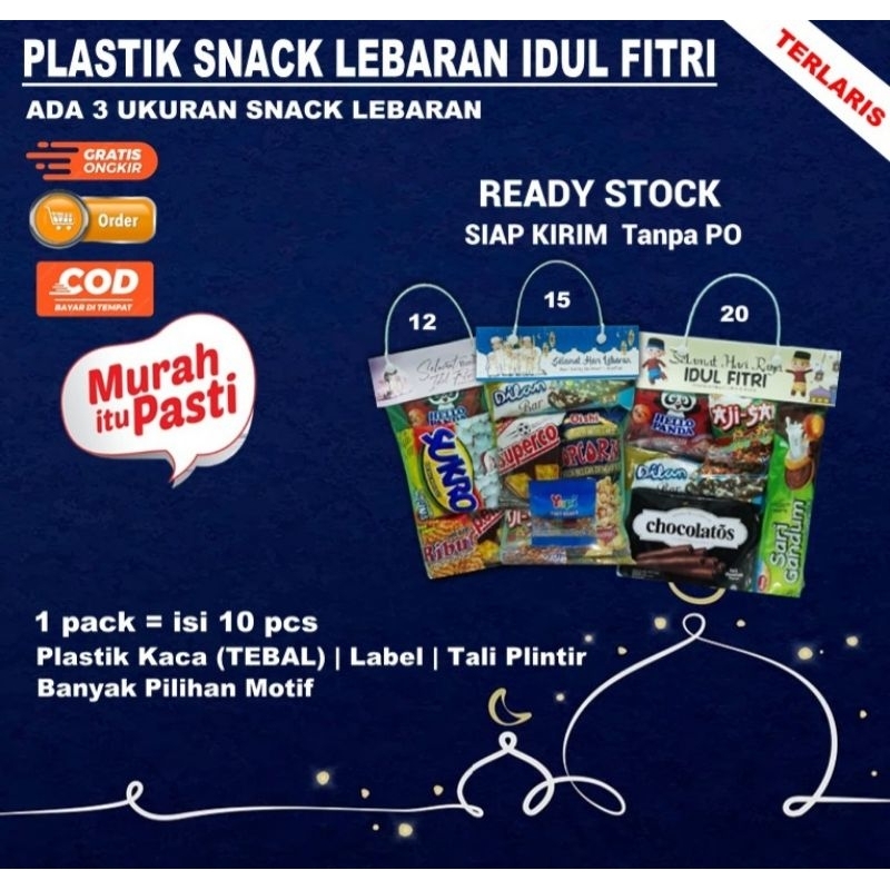 

PLASTIK SNACK LEBARAN IDUL FITRI ( 1 Pack Isi 10pcs )