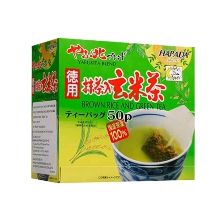 

Harada Brown Rice & Green Tea (2gr@50Tea Bags) Halal 100% Japan Tea