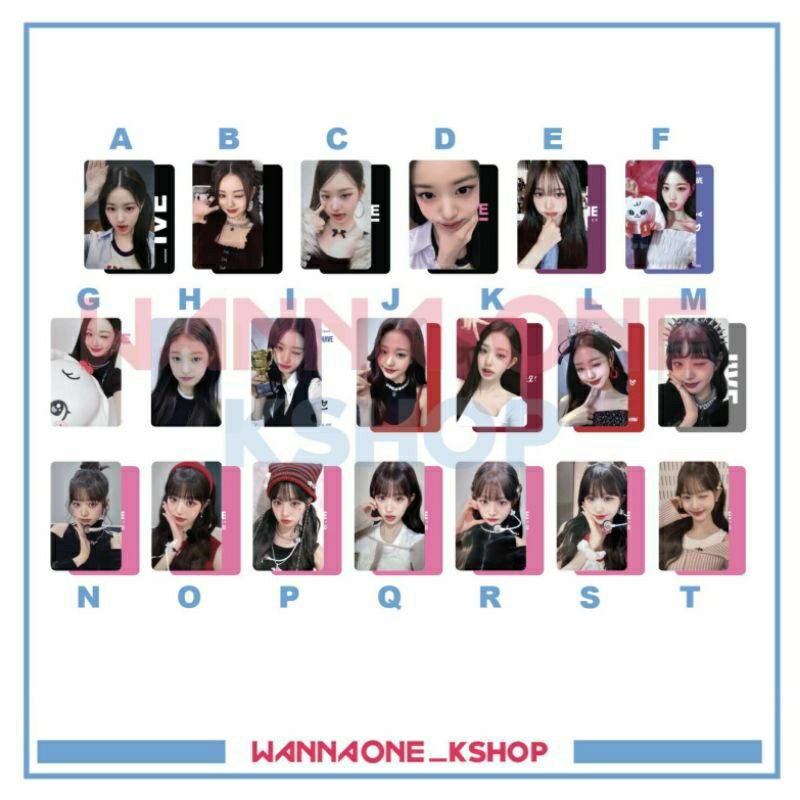 photocard IVE WONYOUNG album pob