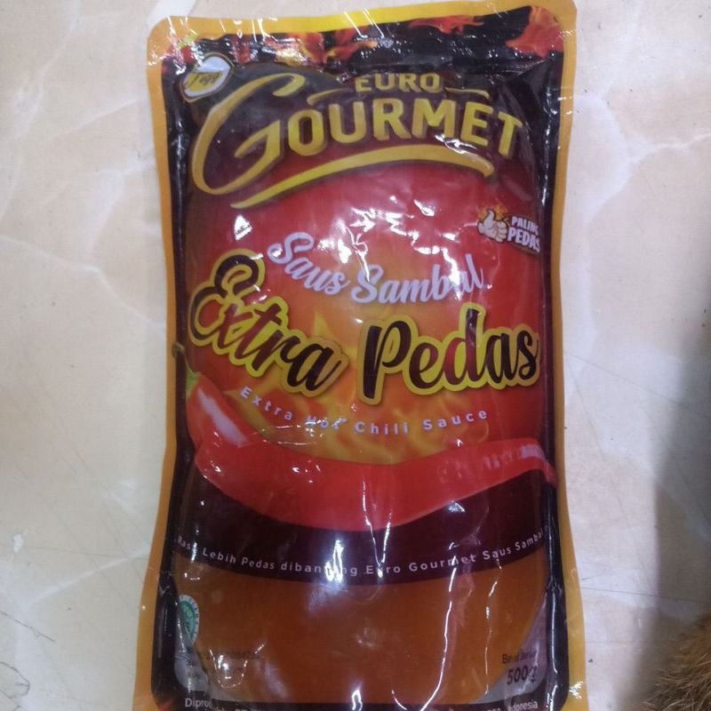 

GOURMET SAUS SAMBAL EXTRA @500 GR ( 1 BUNGKUS)