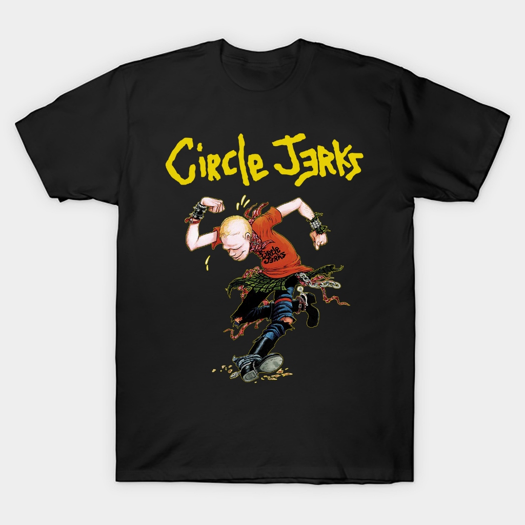 Kaos T shirt musik band punk circle jerks