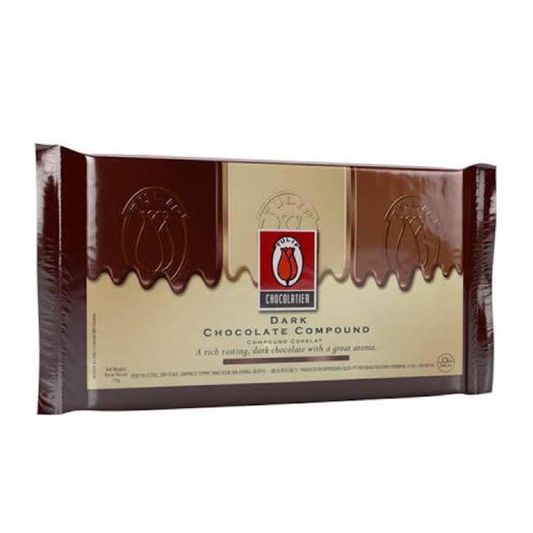 

FREE ONGKIR Tulip DARK Chocolate Compound 1KG Cokelat Batang Dark 1KG