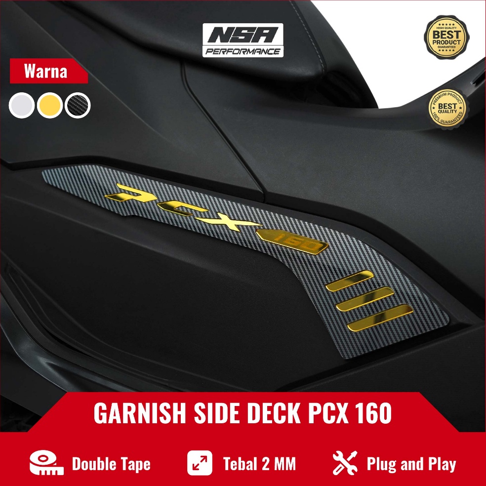 Best Seller COVER GARNISH SAMPING PCX 16 AKSESORIS MOTOR PCX 16 SIDE DECK PAD PCX 16 AKSESORIS PCX 1