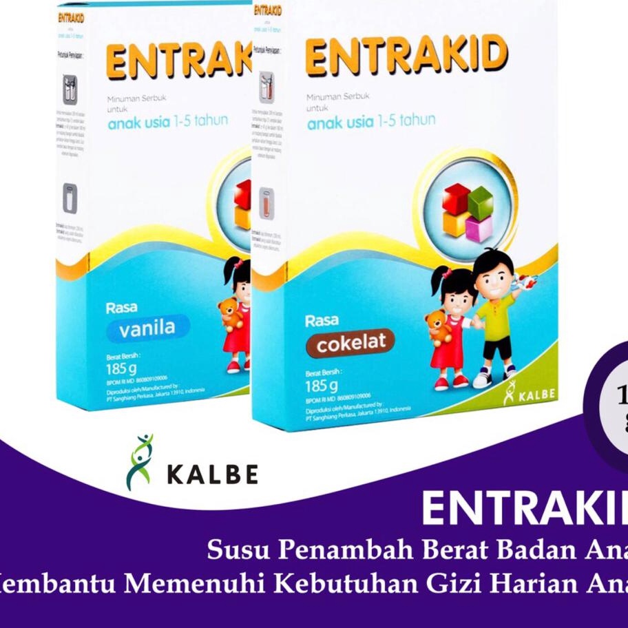 

Terbaru ENTRAKID 185 gram Nutrisi Khusus untuk Anak