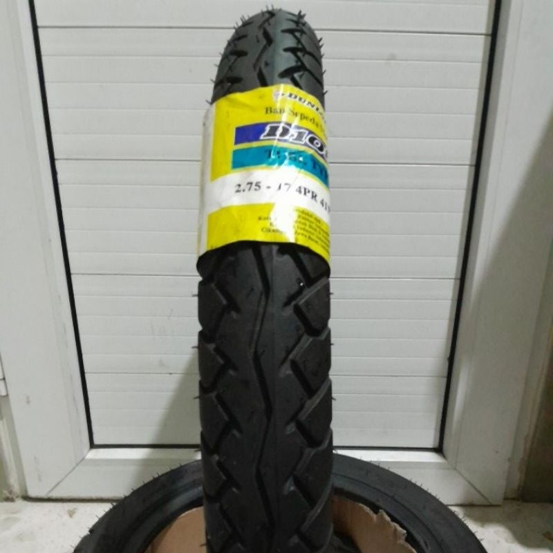 BAN LUAR BEBEK RING 17 DUNLOP D108 275-17 | 80/90-17 TUBE TYPE NON TUBELESS