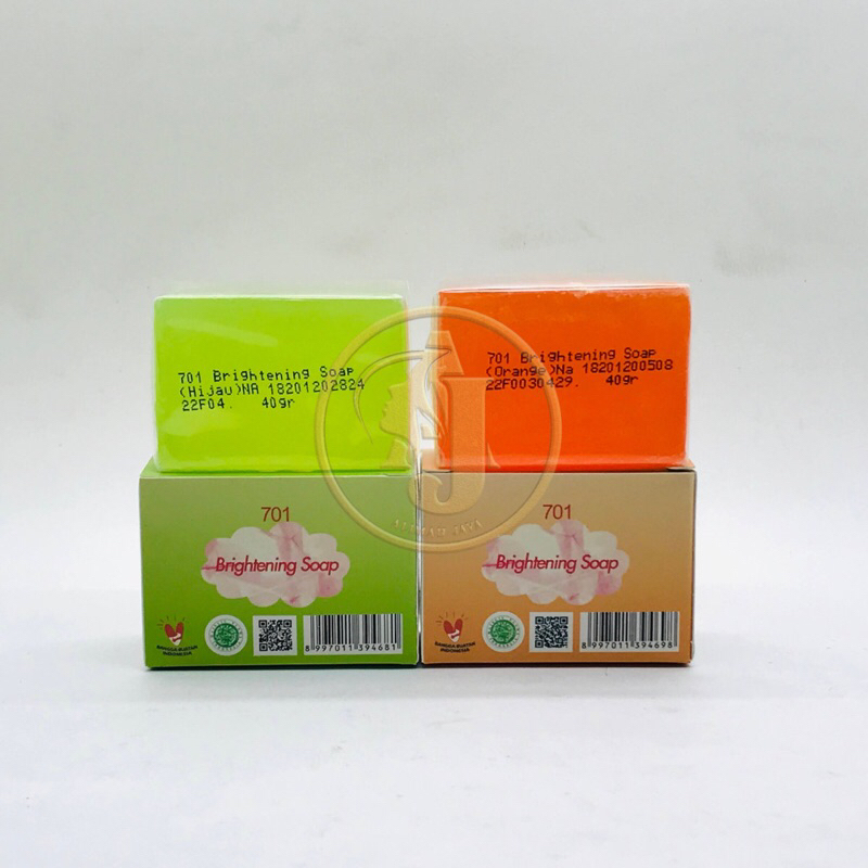 701 Brightening Soap Hijau dan Orange