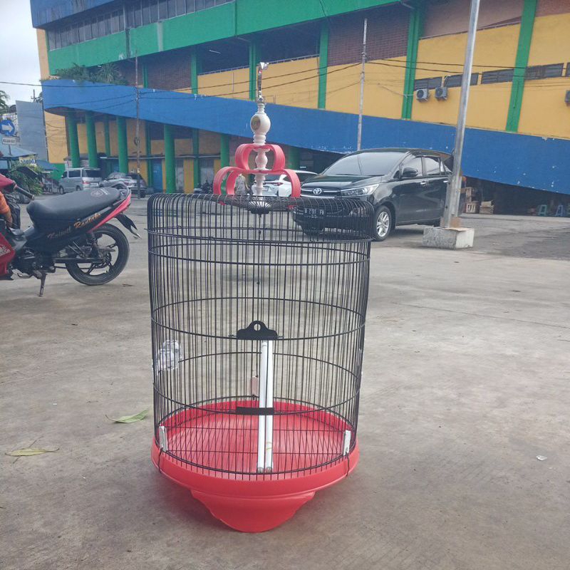 (khusus cargo)kandang murai batu besi ukuran no.2 (dm 57cm)