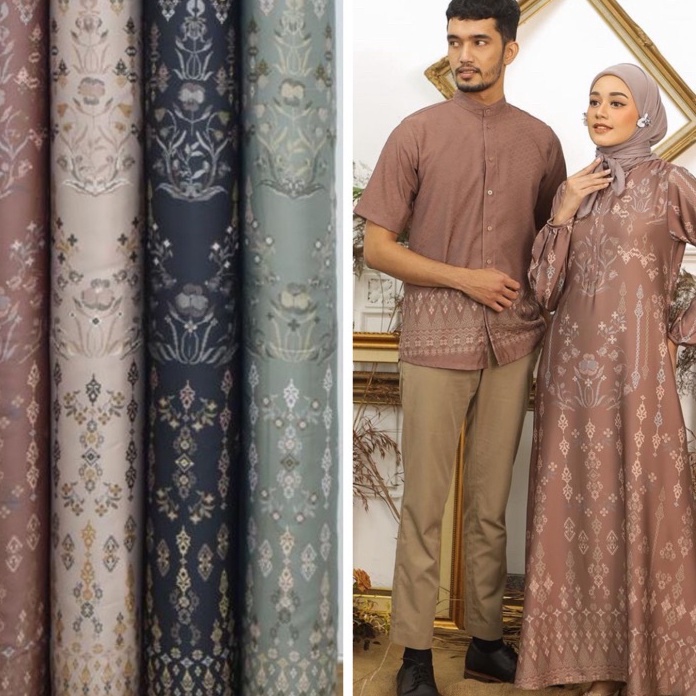 Jangan Sampai Kehabisan Bahan Kain Diorsilka Aleshaa Etnik Batik  bahan gamis mukena  kain silk mete