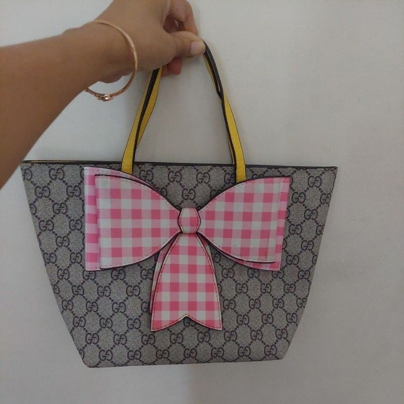 preloved tas gucci tote mini pita