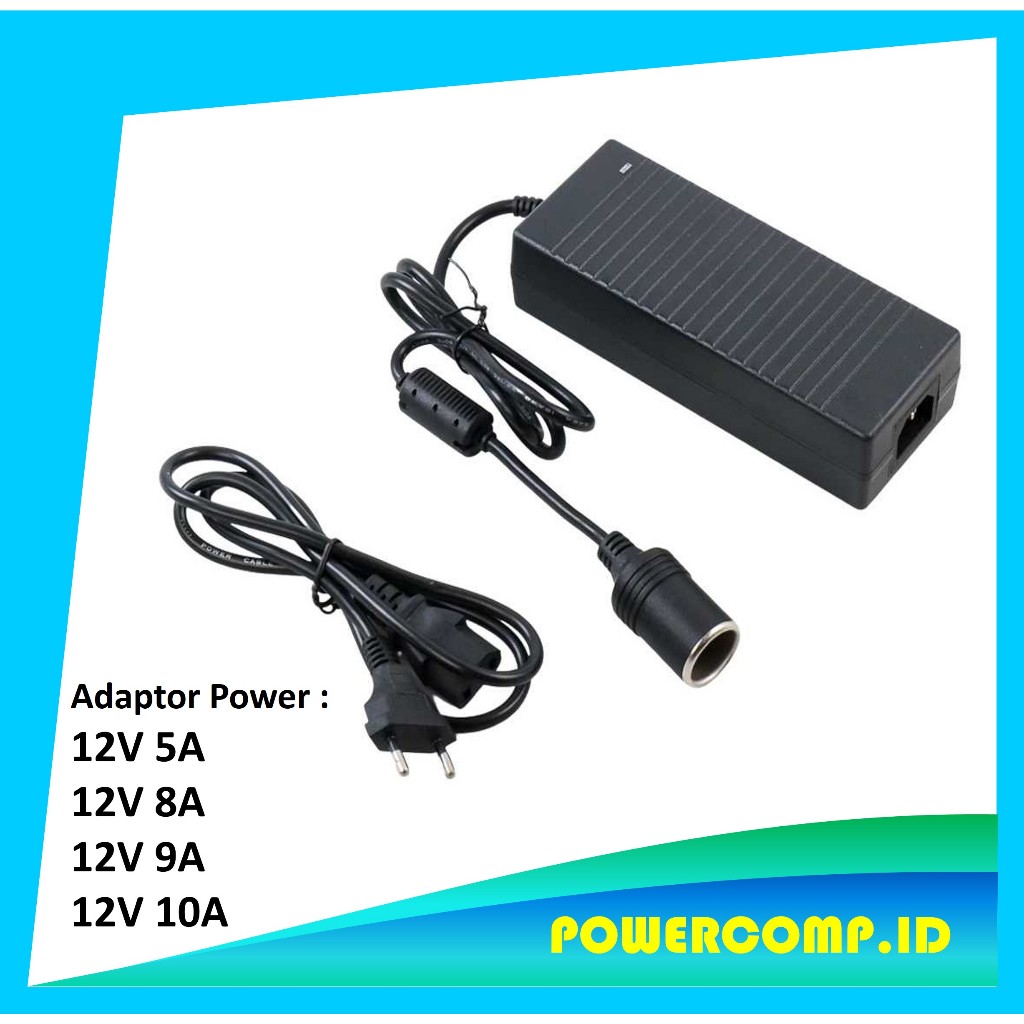Adaptor Vacuum Cleaner Mobil 12V 10A 120W Adaptor Vacum Cleaner 12 Volt Adaptor Vacum Adaptor Vacum 