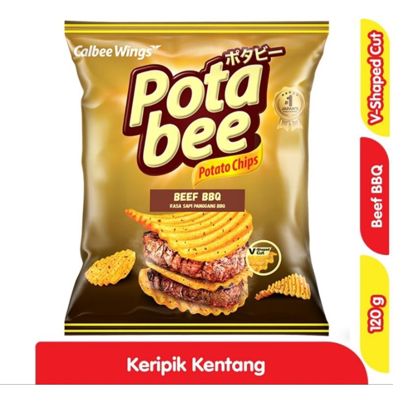 

POTABEE Potato Chips Barbeque Beef 120 g