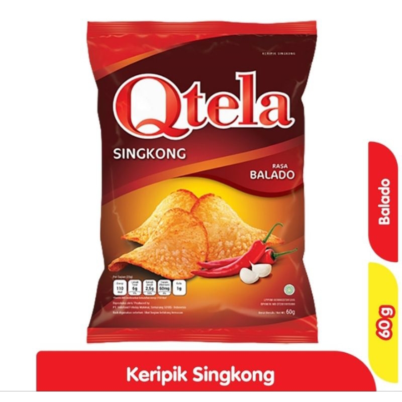 

Qtela Keripik Singkong Balado 60 g