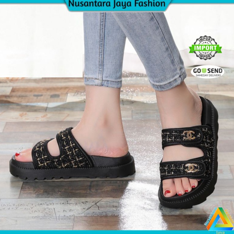 Model Baru 22 Sandal Wedges Wanita FLORIDA Balance 2381