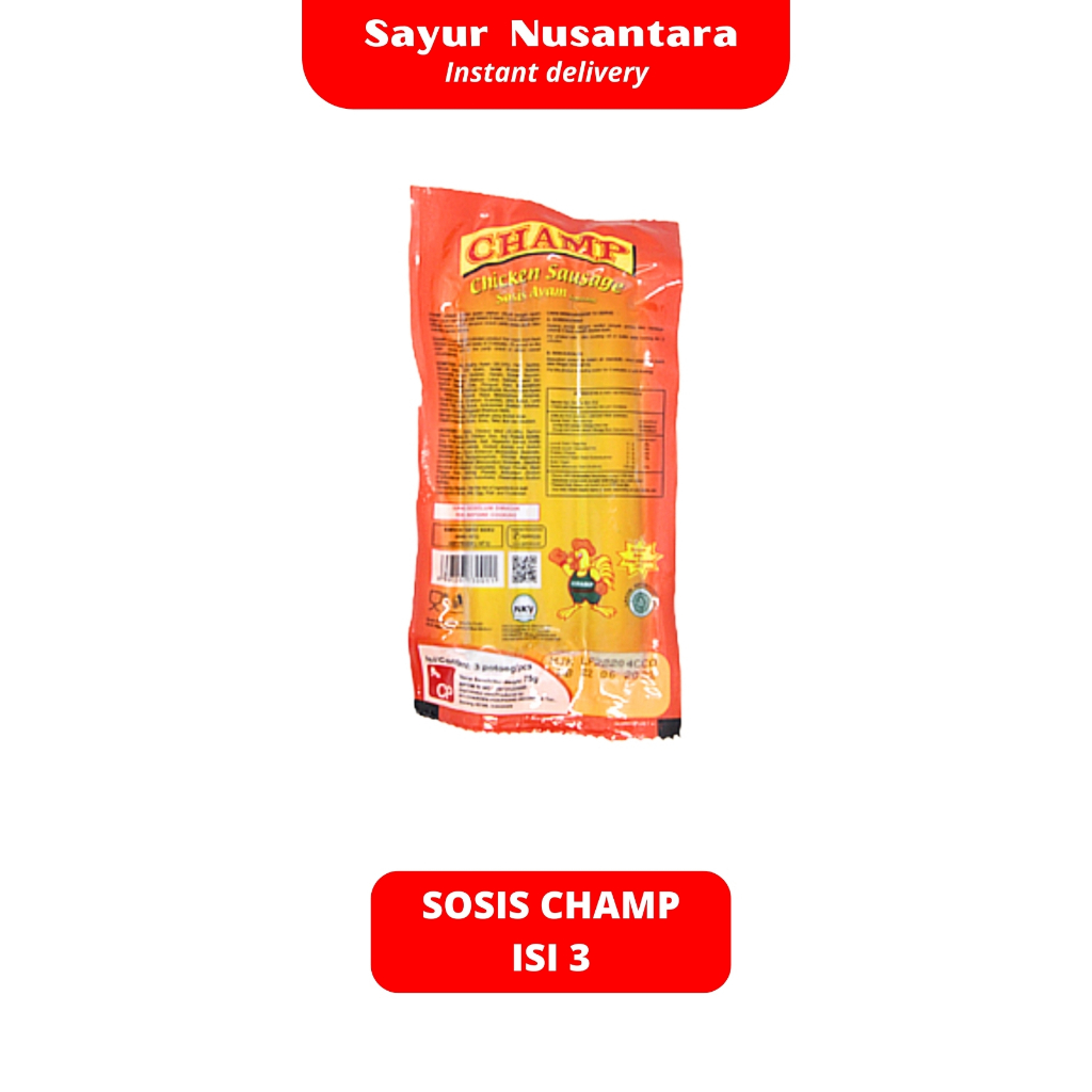 

Sosis Champ Isi 3 - Sayur Nusantara