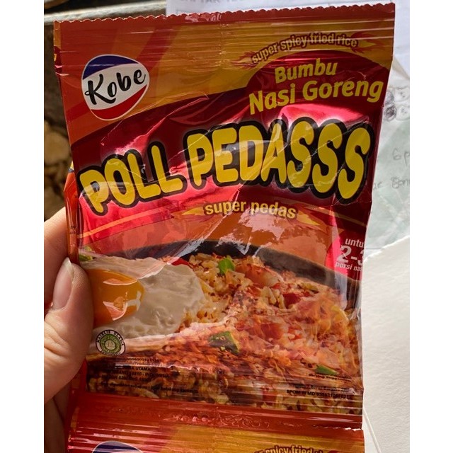 

Kobe Nasi Goreng Poll Pedass 20gr