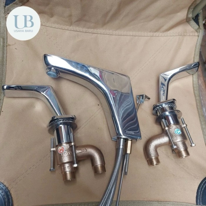 TOTO TX119LT TOJA Kran wastafel toto 3 holes minimalis (Second)