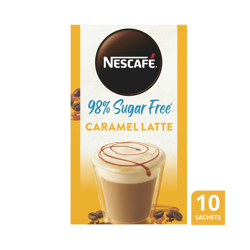 

Nescafe 98% SF Caramel Coffee Sachets | 10 pack Australia