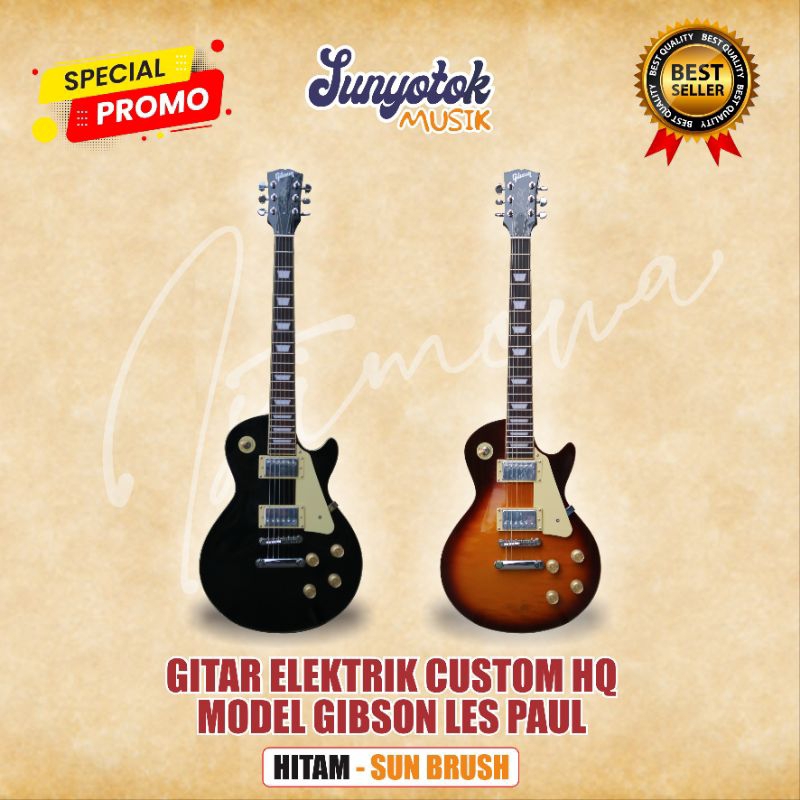 Gitar Elektrik Custom Model Les Paul