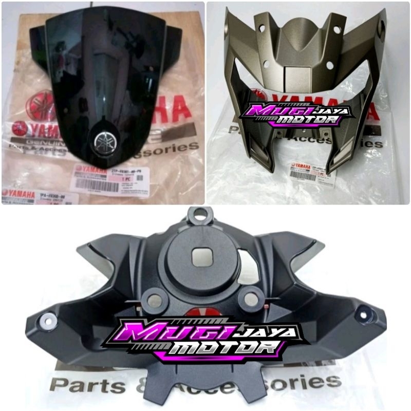 BATOK LAMPU DEPAN SET NEW VIXION NVA GOLD ORIGINAL YAMAHA (4pcs)