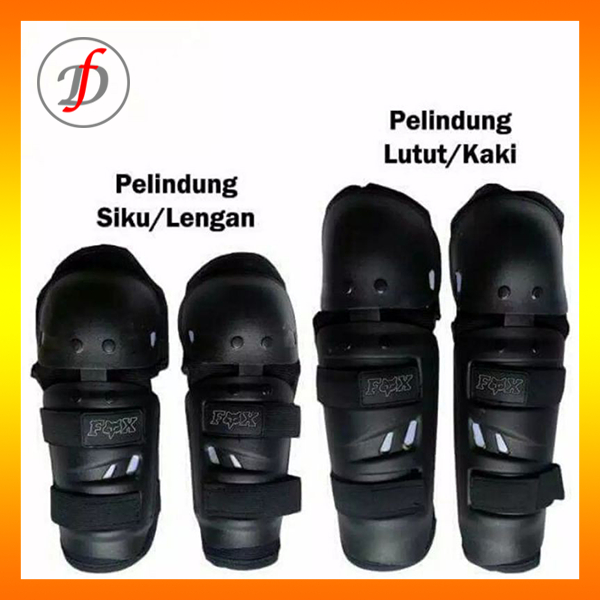 FOX Deker Lutut Motor - Pengaman Lutut Motor - Dekker Decker Protektor Pelindung Lutut Siku Motor
