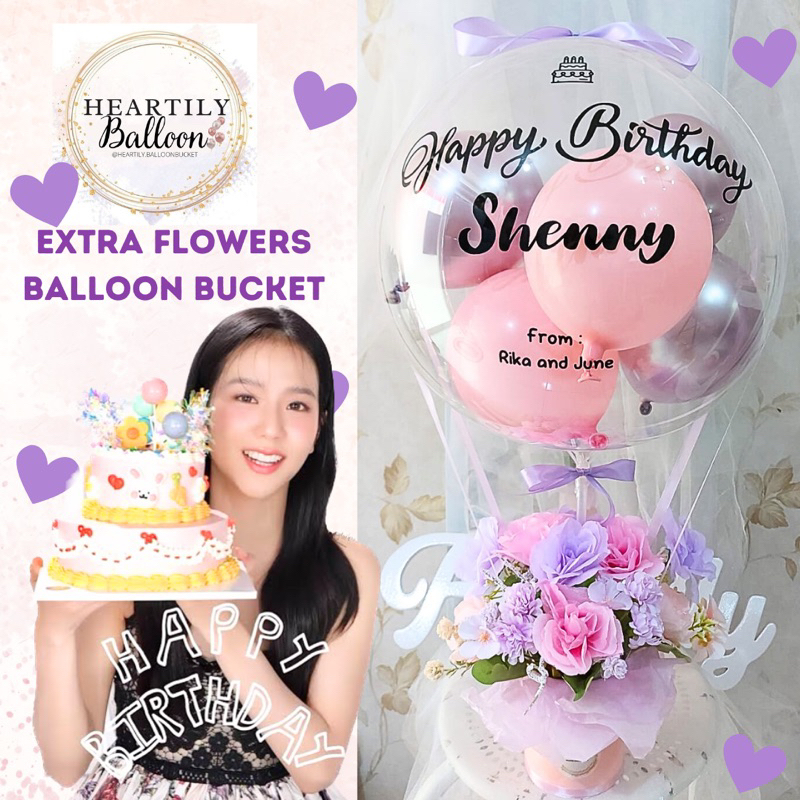 [READY JAKARTA 1HARI JADI] Buket Balon Balloon Bucket Balon Wisuda Snack Balloon Bucket Bunga Snack