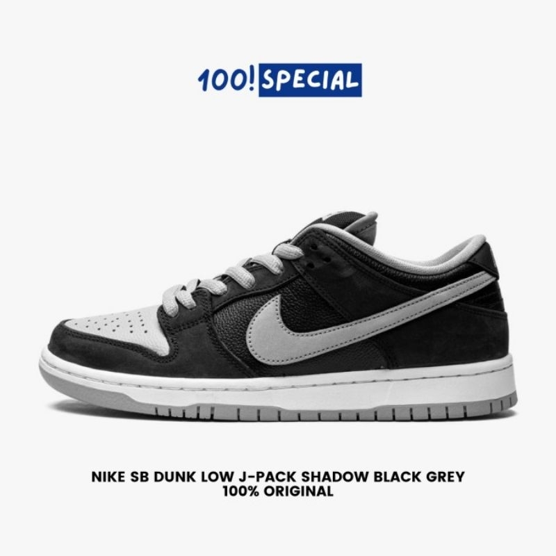Sepatu Nike SB Dunk Low J-Pack Shadow Black Grey