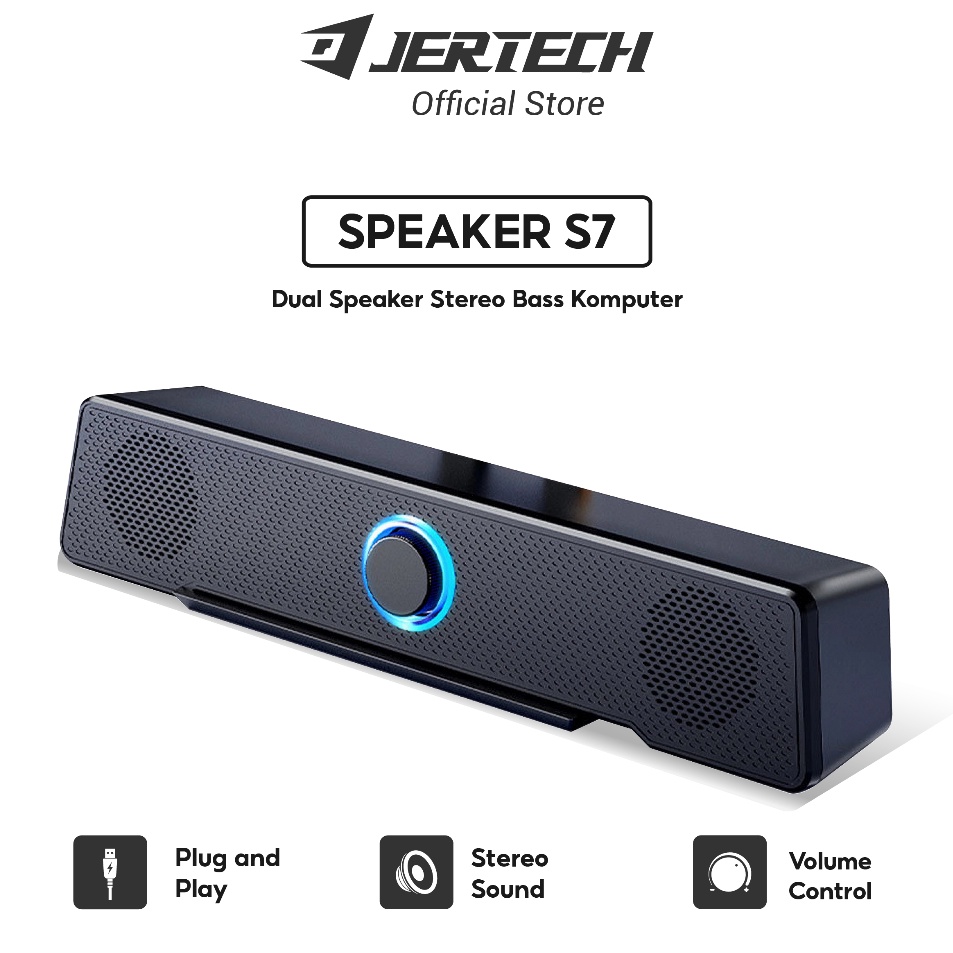 JERTECH Speaker Soundbar S7 Komputer Subwoofer Dual Speaker
