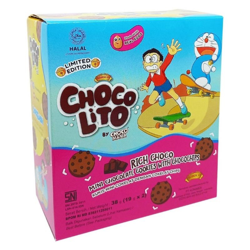 

CHOCOLITO Mini Cookies Chocochips Rich Choco 2 x 19 g