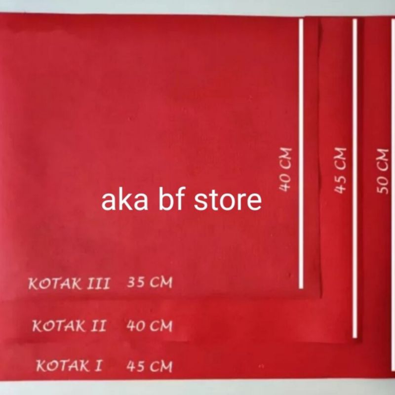 karpet sangkar burung kotak no1,2,3