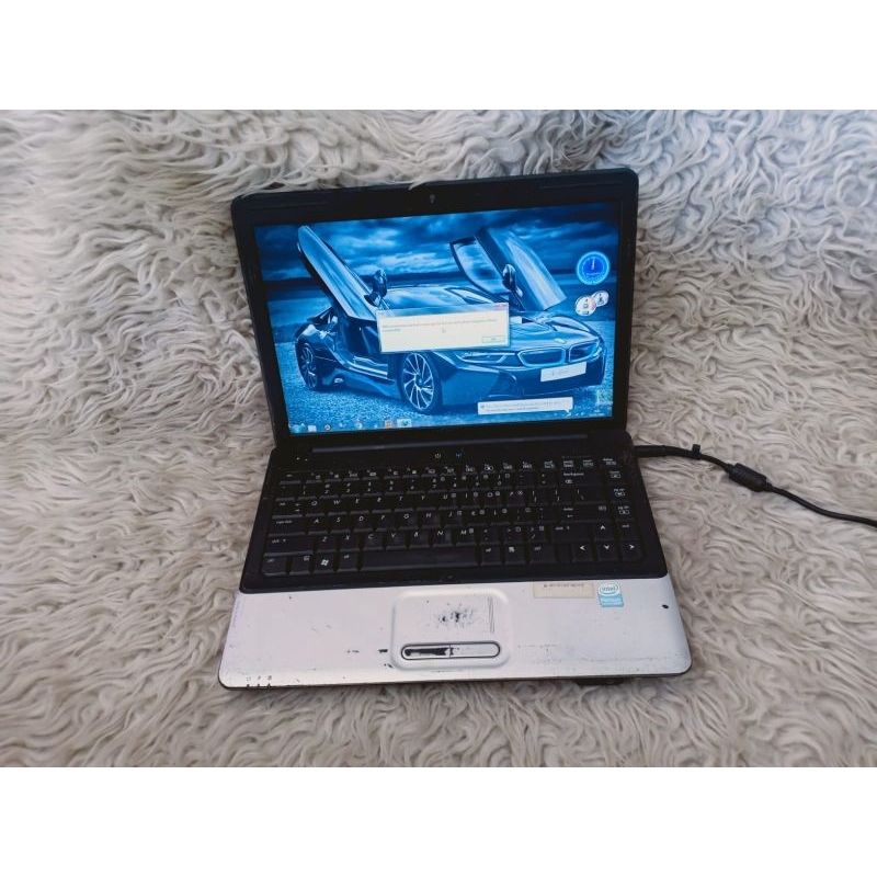 Laptop Compaq Presario CQ40 Ram 3gb HDD 150gb intel Pentium Siap pakai