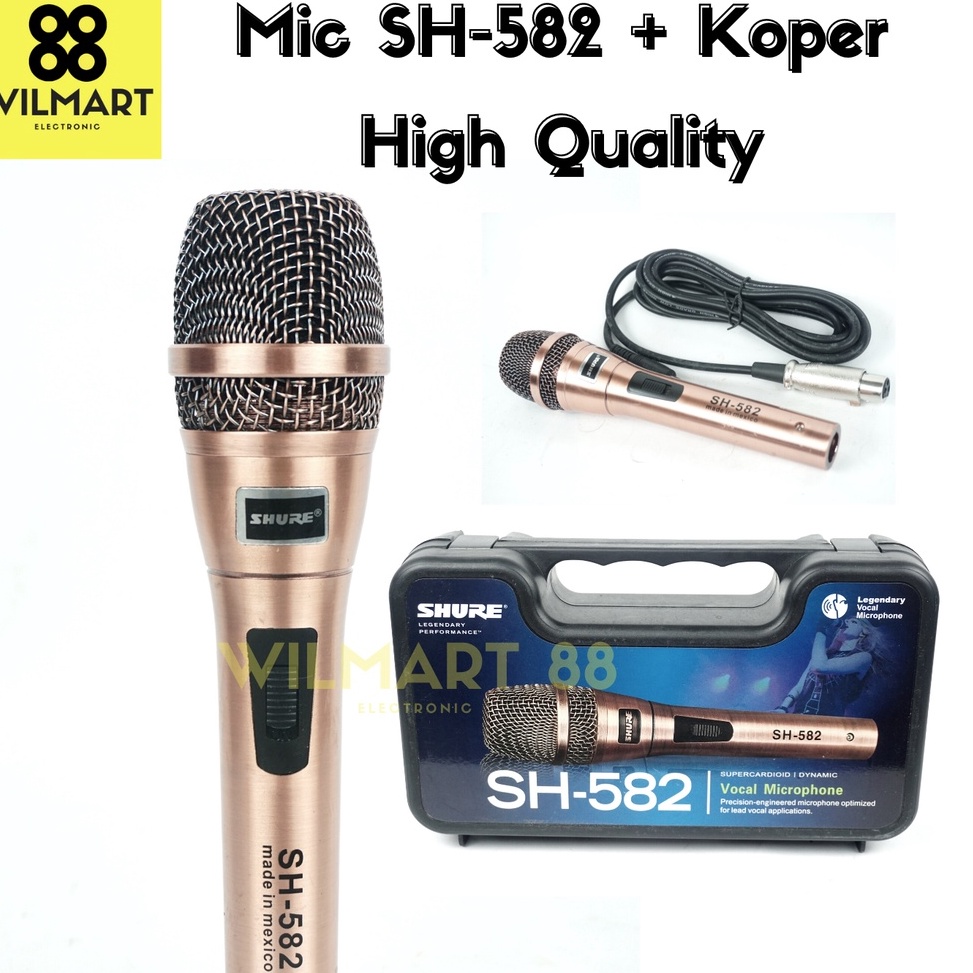 el Baru Microphone Kabel SH582  koper SUARA EMPUK Mic Kabel SH 582 Microphone Cable SH582  Mic SH582