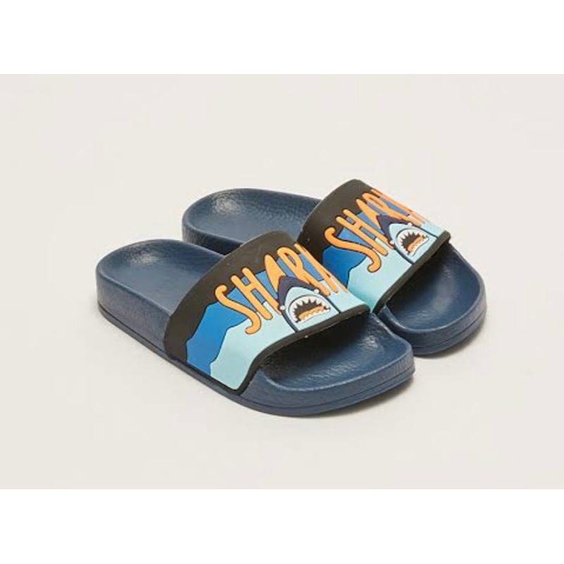 LC Waikiki Kids Sale Shark Navy Slipper Sandal 34