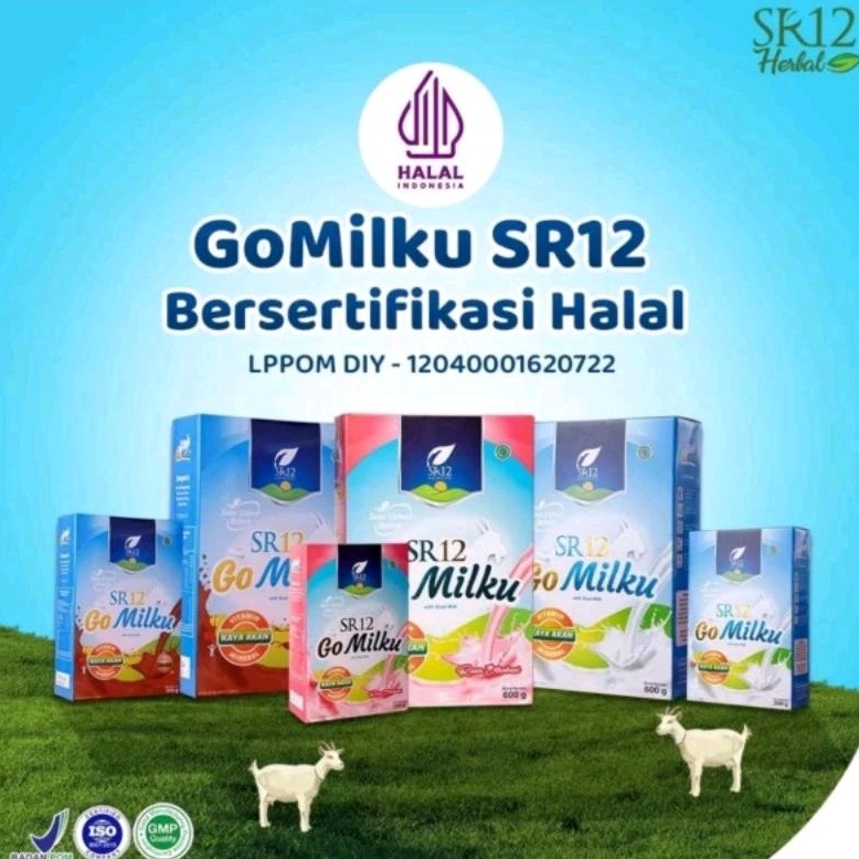 

Susu kambing etawa GOMILKU SR 12 tanpa GULA