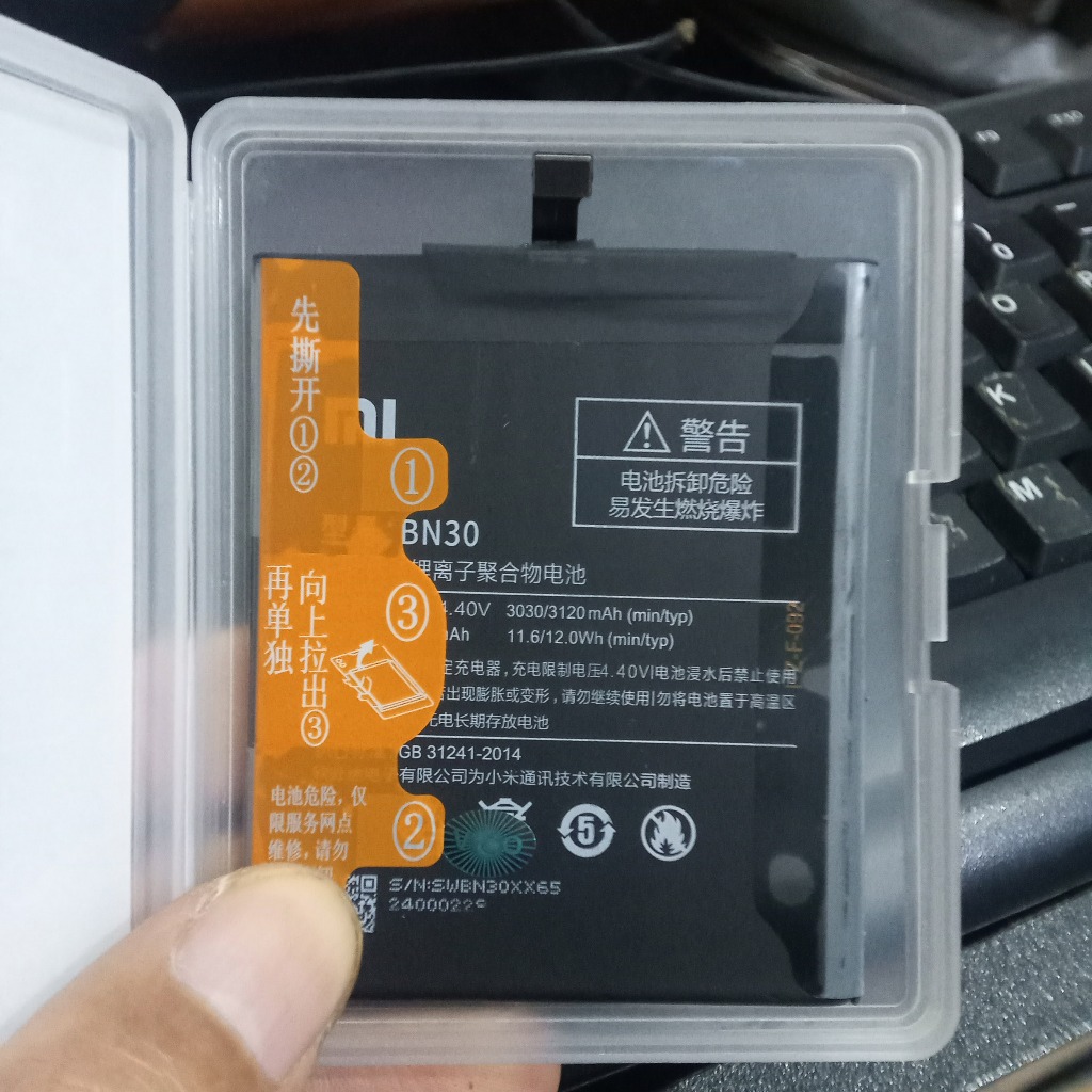 BATERAI BATRE XIAOMI REDMI 4A BN30 ORI 100%