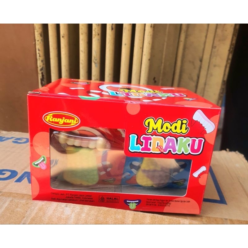 

Permen Cemilan Snack Lidah Lidaku Gummy Yupi Mainan Anak Murah (isi 24 pcs)