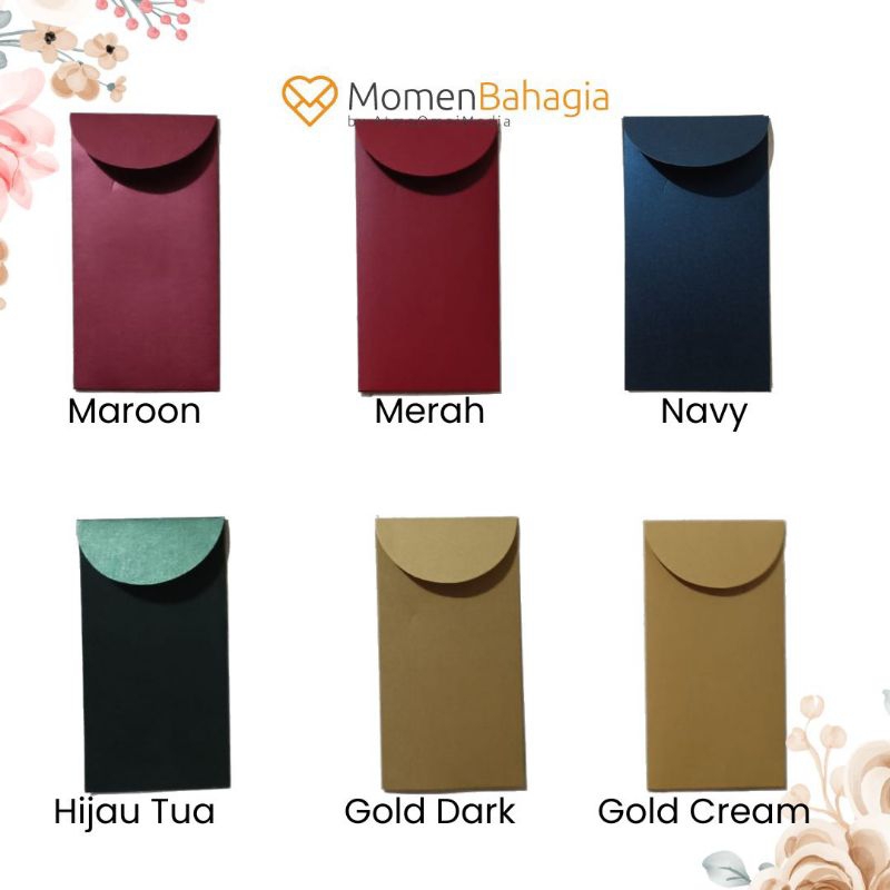 

Amplop Angpao Uang Lebaran Ukuran 9x17cm - Jasmine Tua - Multifungsi