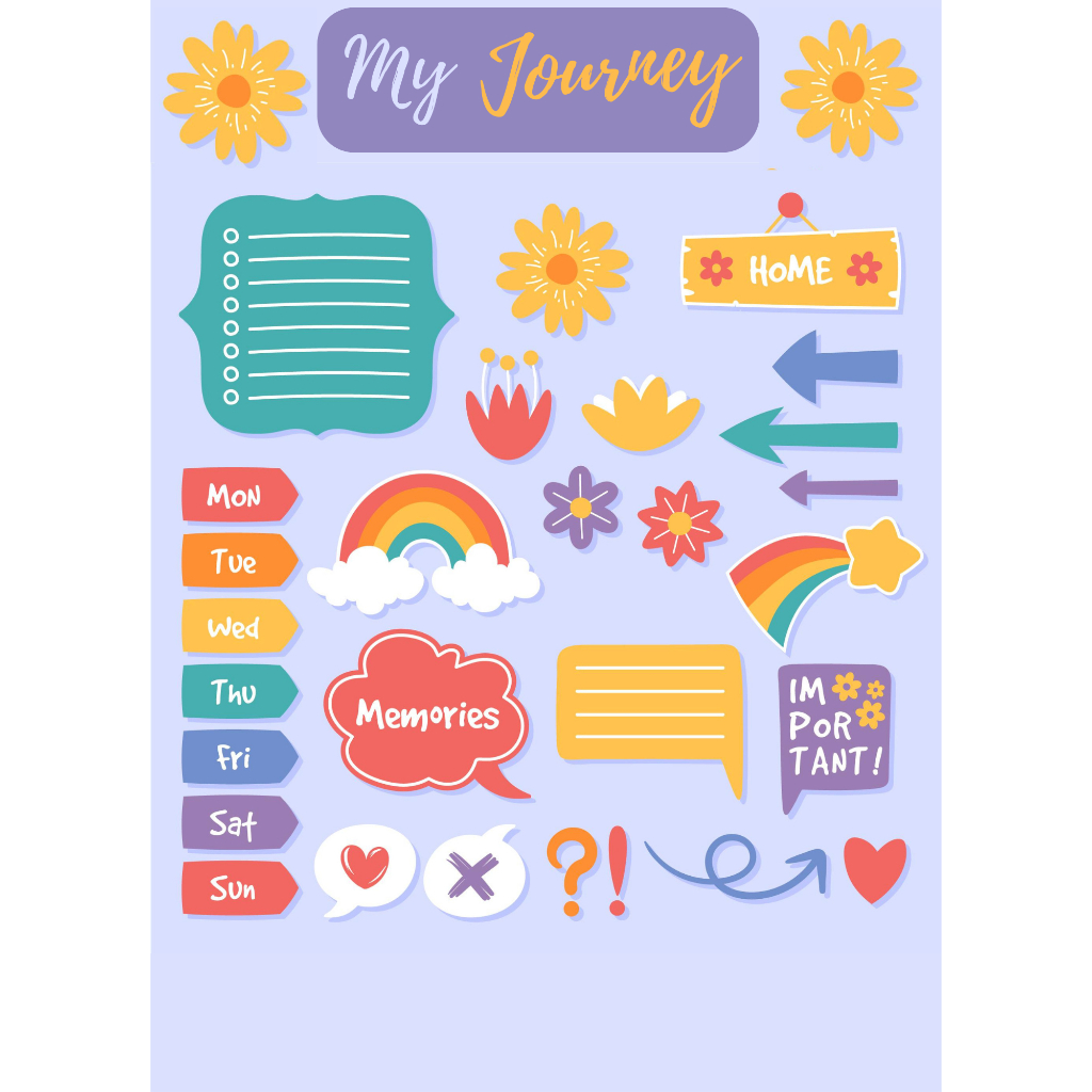 

Sticker Bujo My Journey