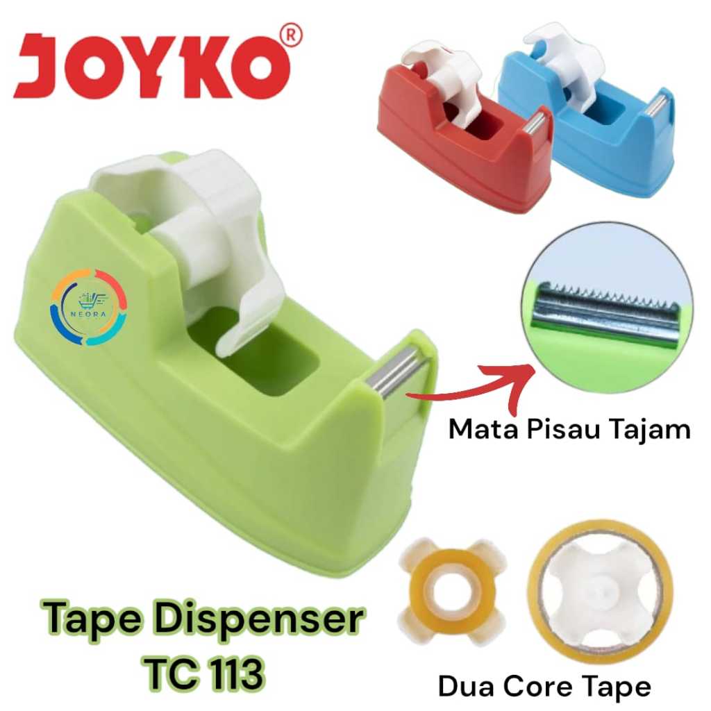 

Joyko Tape Cutter Dispenser Pemotong Selotip TC-113