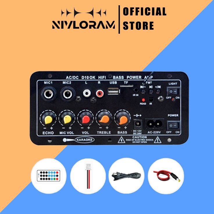 Serba murah COD 1 Inch Speaker Amplifier AC 22V Digital Bluetooth Amplifier Stereo Amplifier Dual Su