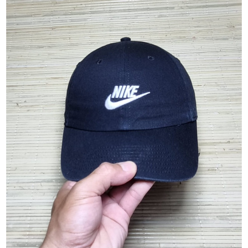 topi nike second original katun hitam