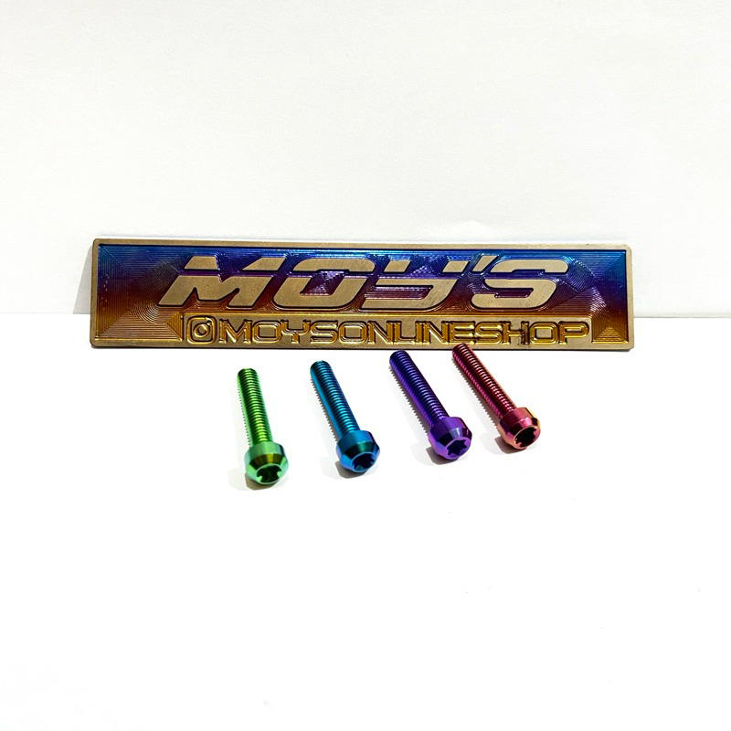 Baut 10 titanium pilar/small head M6x10,15,20,25,30,35,40,45,50,55,60,65,70,80,90mm