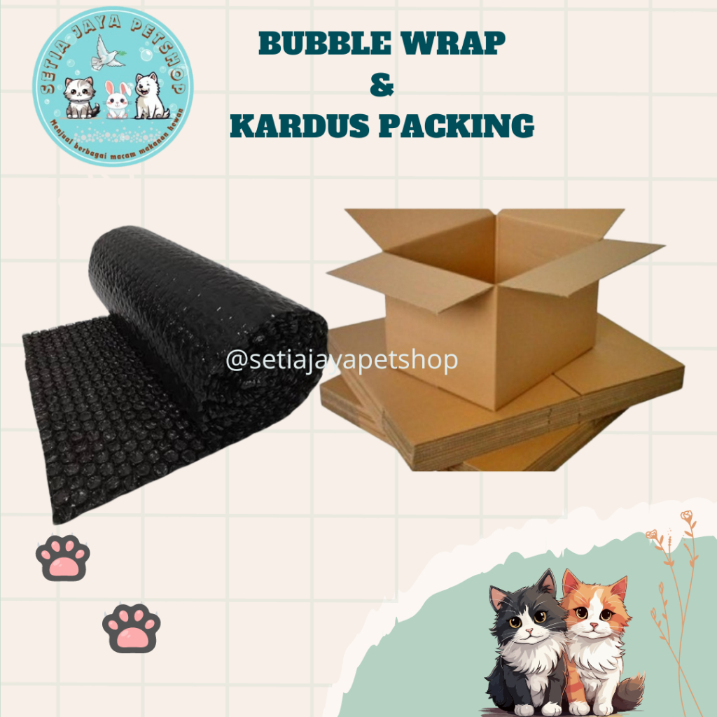 

DOUBLE PACKING KARDUS & BUBBLE WRAP