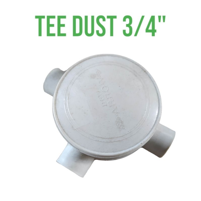 Tdus Tee Dus T dus T-Dus Cabang 3 Warna Putih Hitam 3/4" New Arrow JUMBO