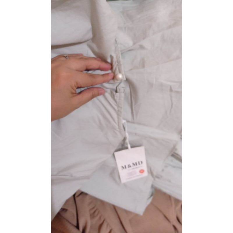 jual rugi masih new tunik warna sage